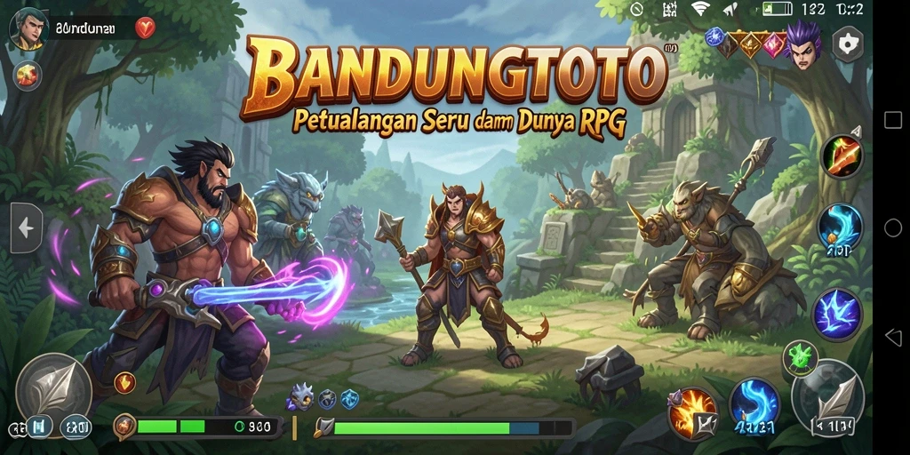 Tangkapan layar sekuen pertempuran menarik dalam BANDUNGTOTO.