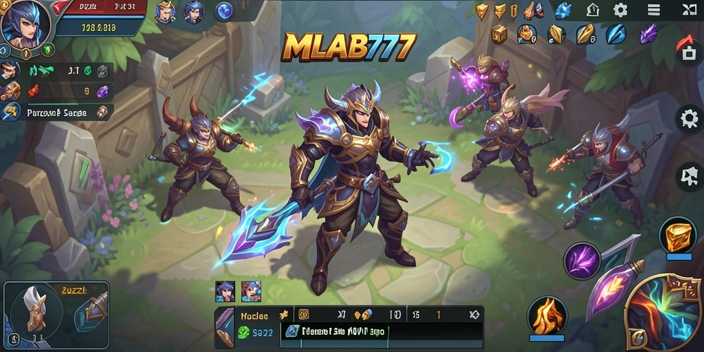 Tampilan gameplay MLBB777 yang menantang dan seru.