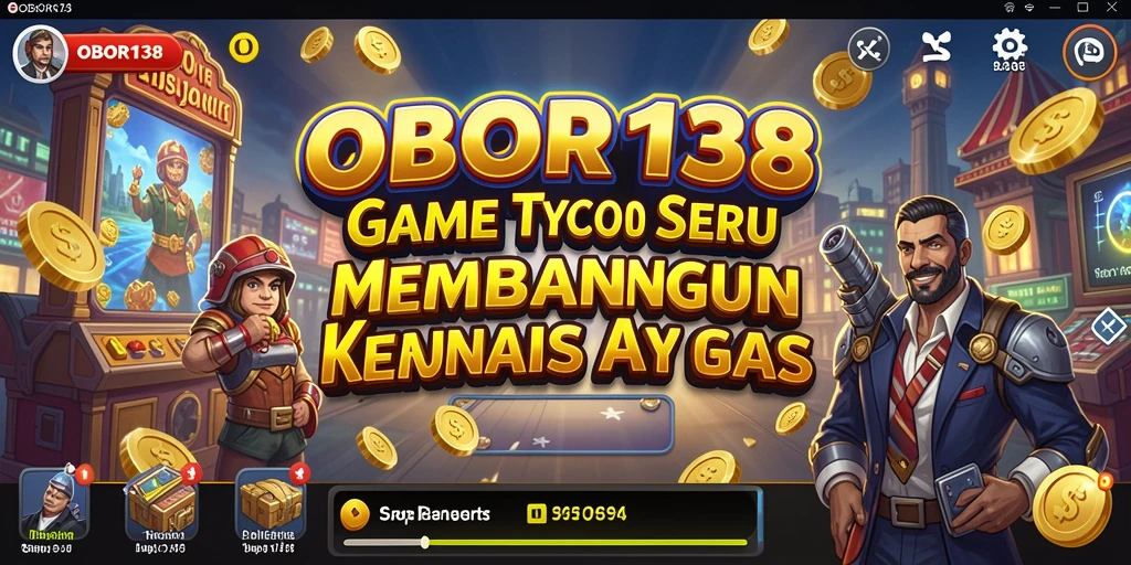 Gameplay Tycoon yang menarik dan penuh strategi.