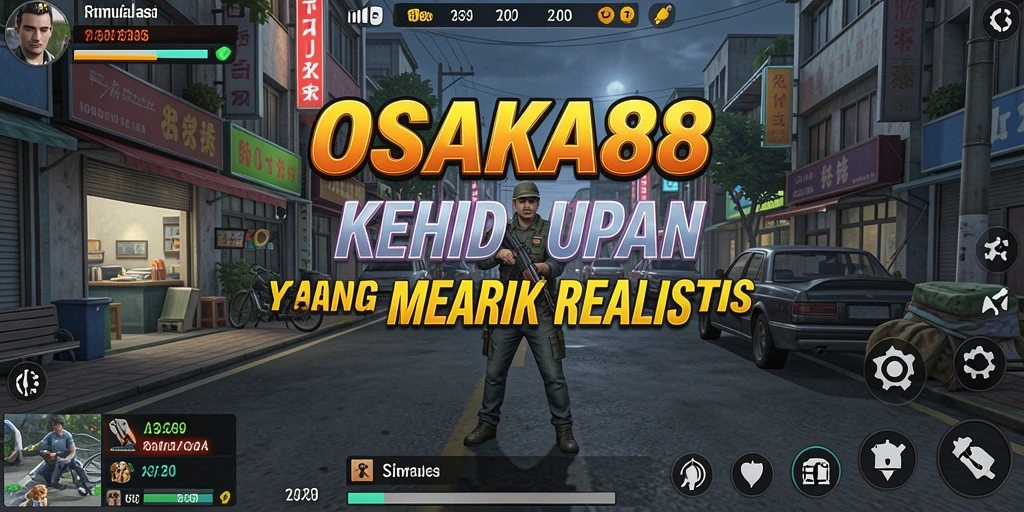 Tampilan gameplay <strong>OSAKA88</strong> yang menarik dan realistis saat bermain simulasi.