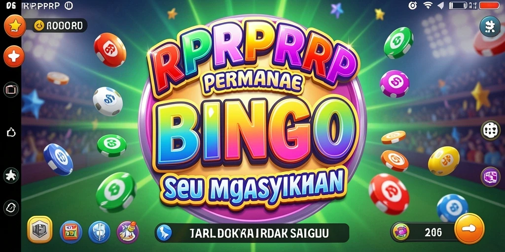 Tampilan menarik dari gameplay Bingo di RPRPRP.