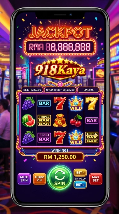 Tampilan antarmuka pengguna 918kaya yang menarik dan mudah dipahami.